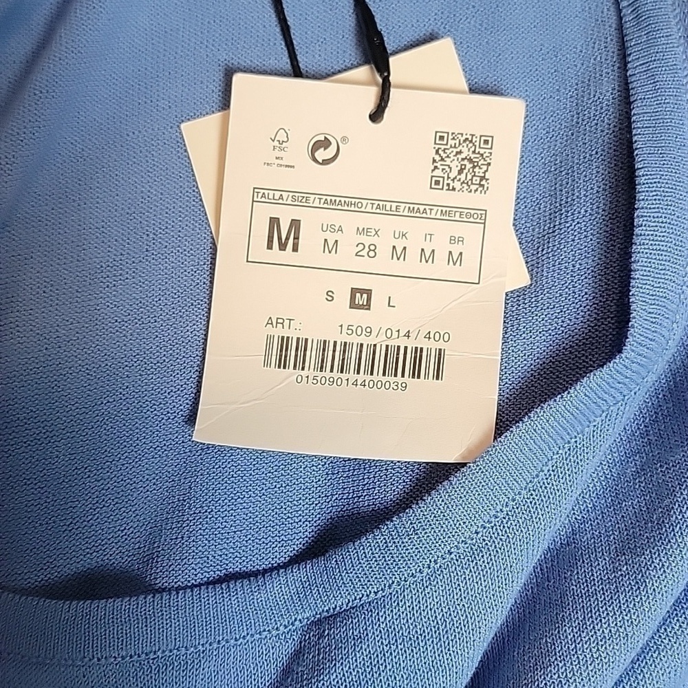 NWT Zara lightweight side slit tank - Picture 4 of 6